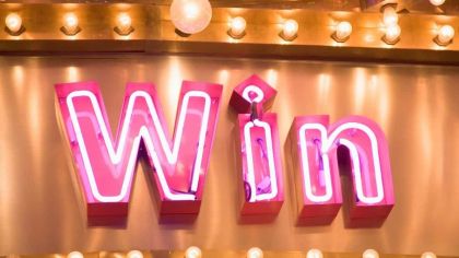 letrero luminoso Win