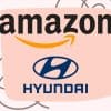 Amazon y Hyundai.