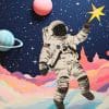astronauta en el espacio