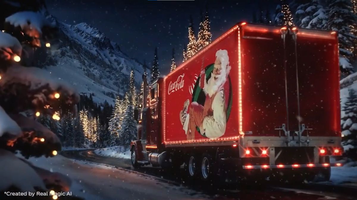 Coca-Cola recrea su anuncio navideño más icónico con la IA como total protagonista