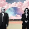 Donald Trump Kamala Harris influencers