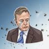 Elon Musk . Bluesky