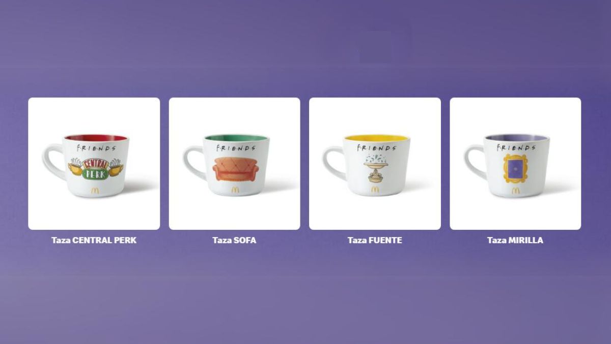 McDonald's tazas Friends variedad