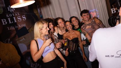 Influencers evento Royal Bliss
